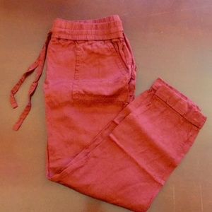 Ann Taylor Loft Silk Skinny Capris Size SP